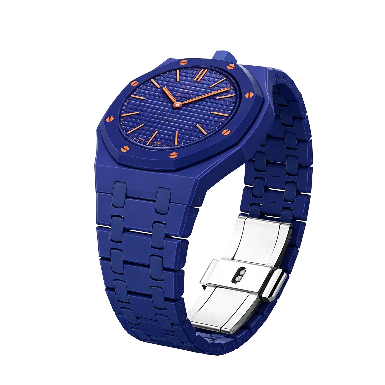 Luxury Bioceramic Case Band Mod Kit For Swatch X AP Royal Pop Watch Pre-Sale