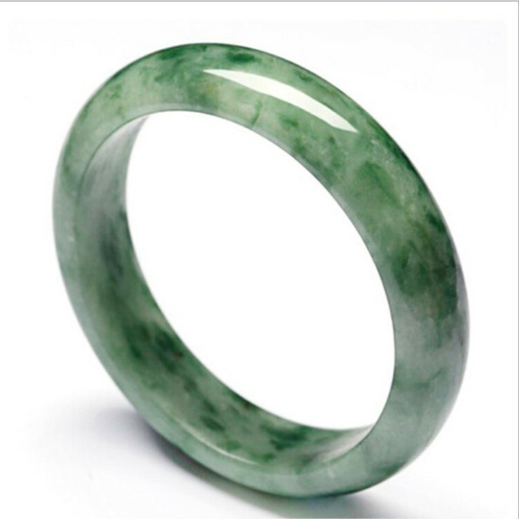 Gorgeous Natural Real Chinese Green Jade Bangle Bracelet Emerald Green 57 58 mm