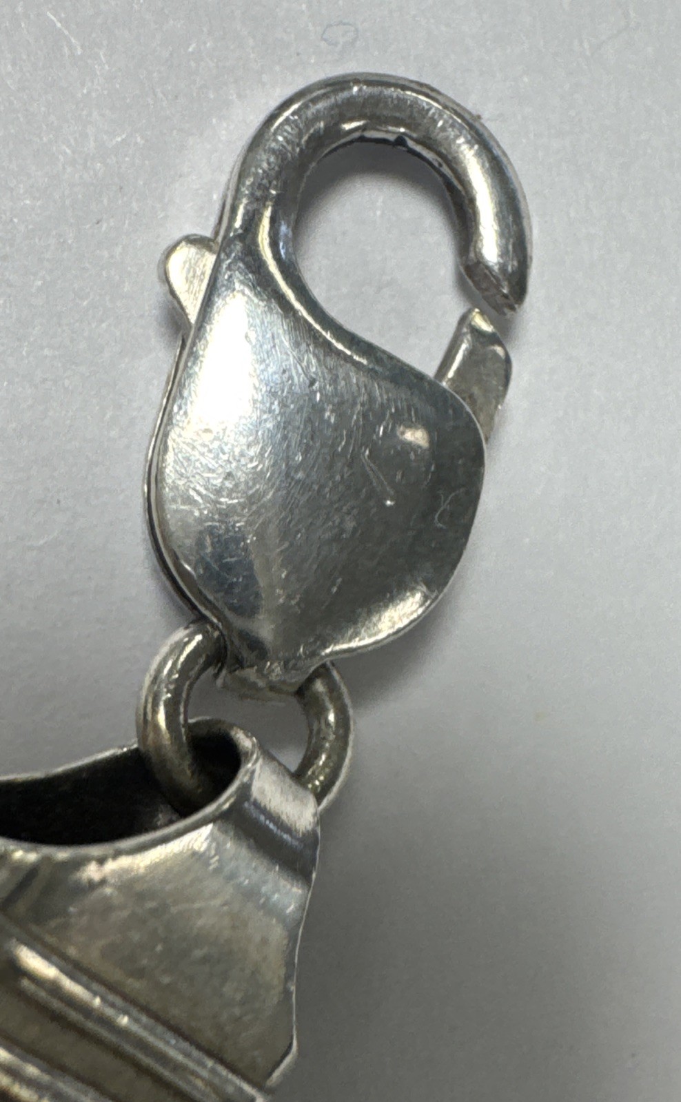 Sterling Silver 3-Bar ID Identity Bracelet Fully Hallmarked 925 9mm HEAVY 8″