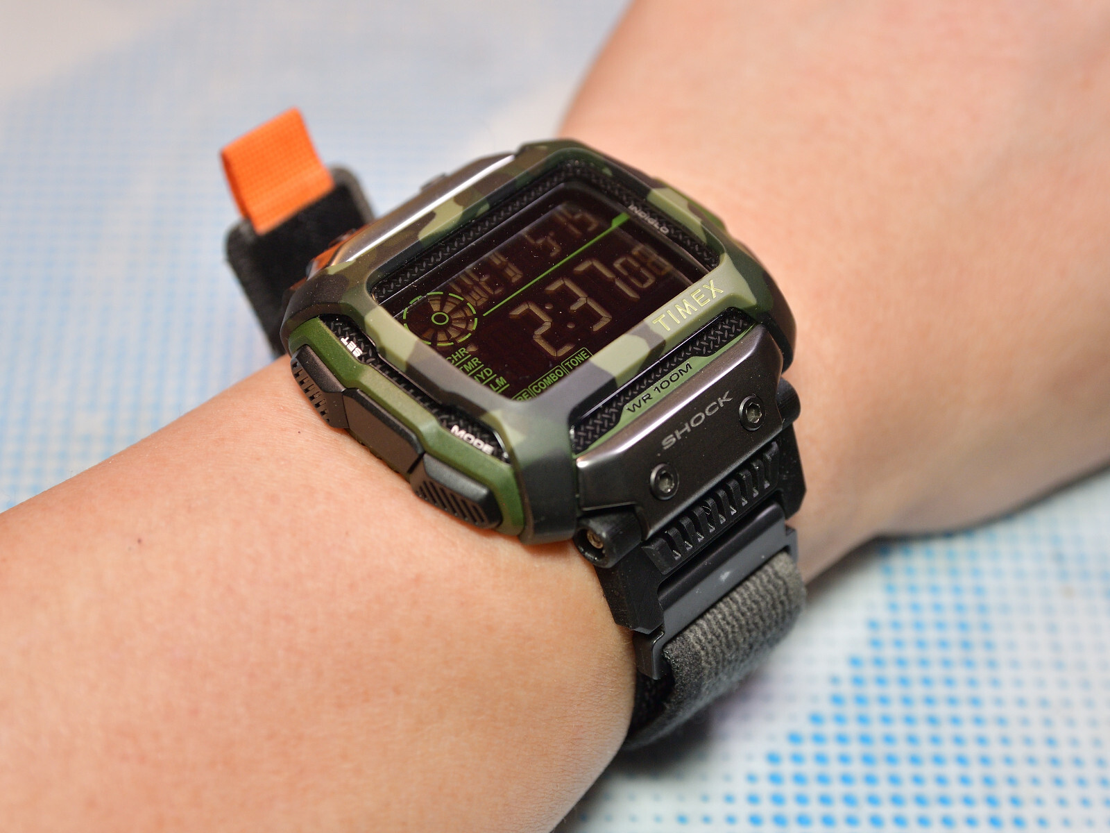 Resin Watch Strap & Band Adapter for Timex TW5M20400 Command Shock CAT 54mm