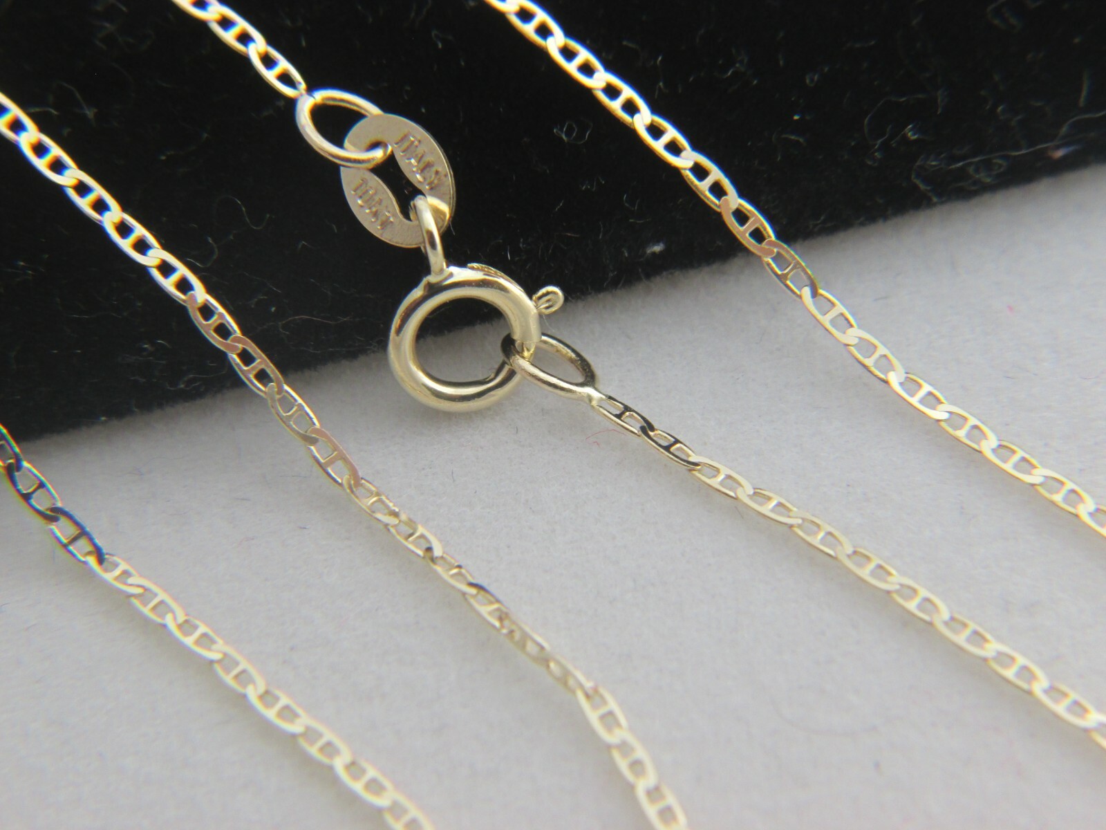 Solid 10k gold Chain Necklace Box chain Rope chain Cable chain 10kt gold