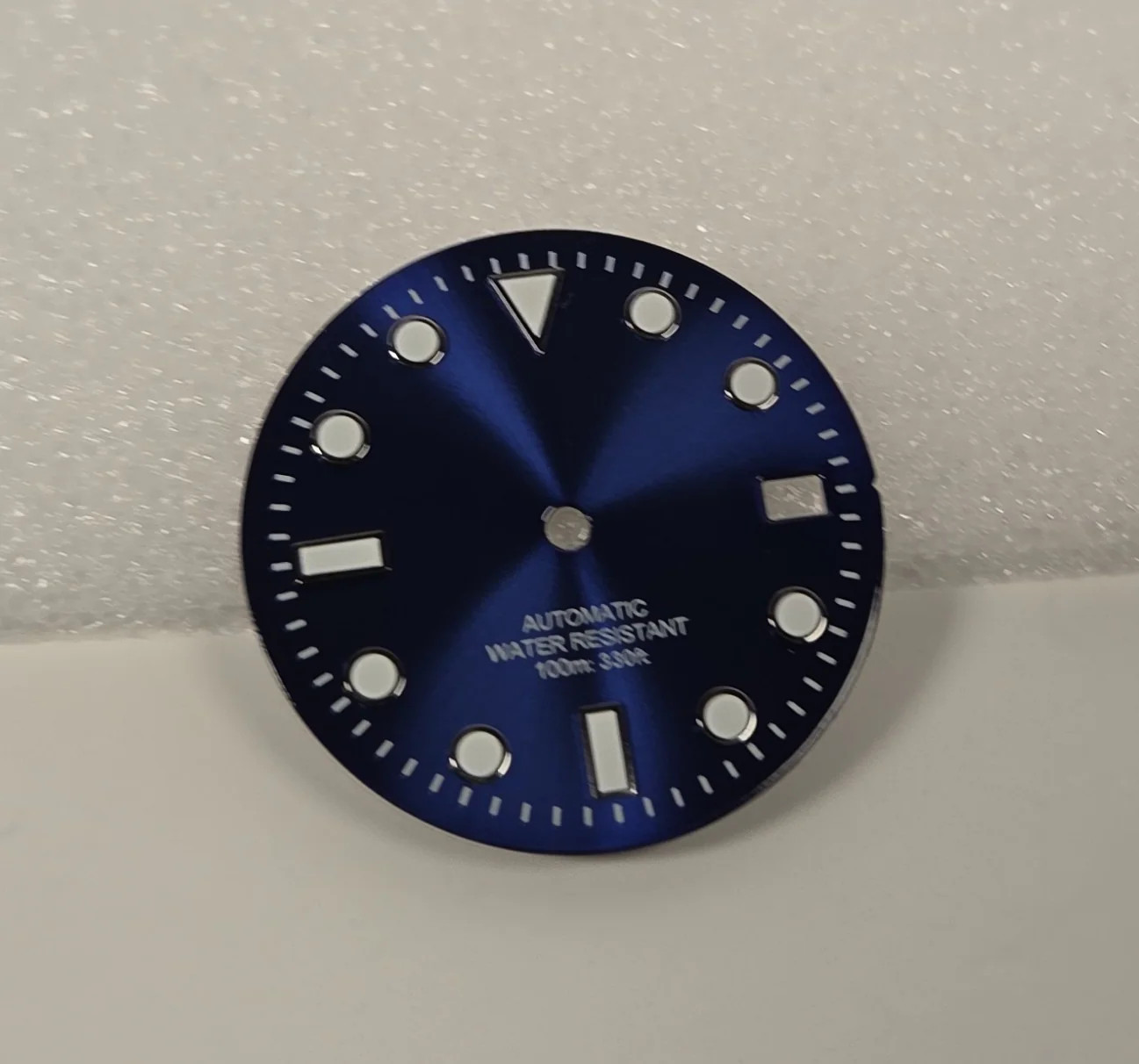 Dial 29.0mm No Logo for watch moding – BLUE – “AUTOMATIC” fits NH35 Family