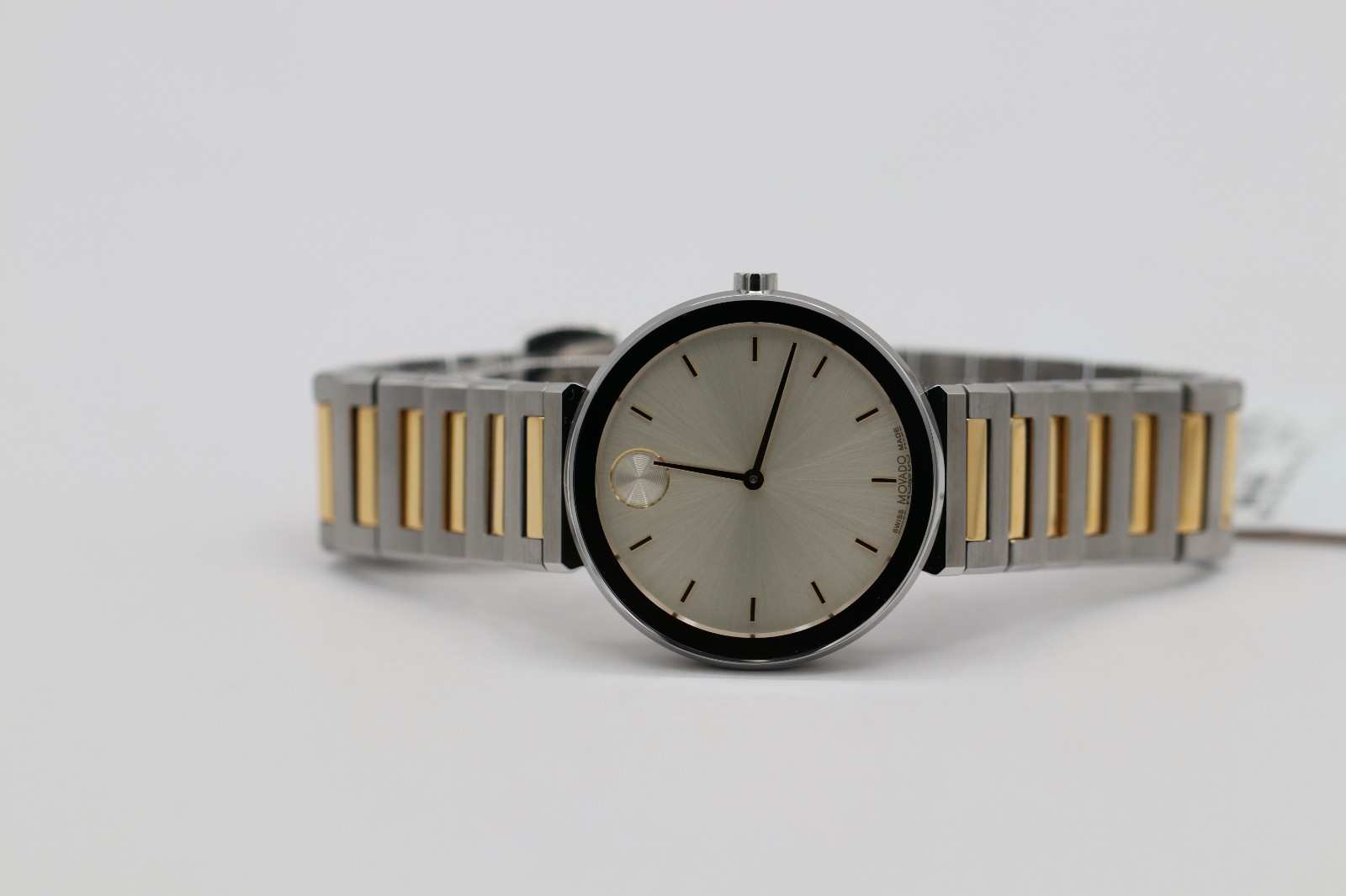 Movado BOLD Horizon 3601091 Taupe Dial Stainless Steel 34MM Ladies Watch