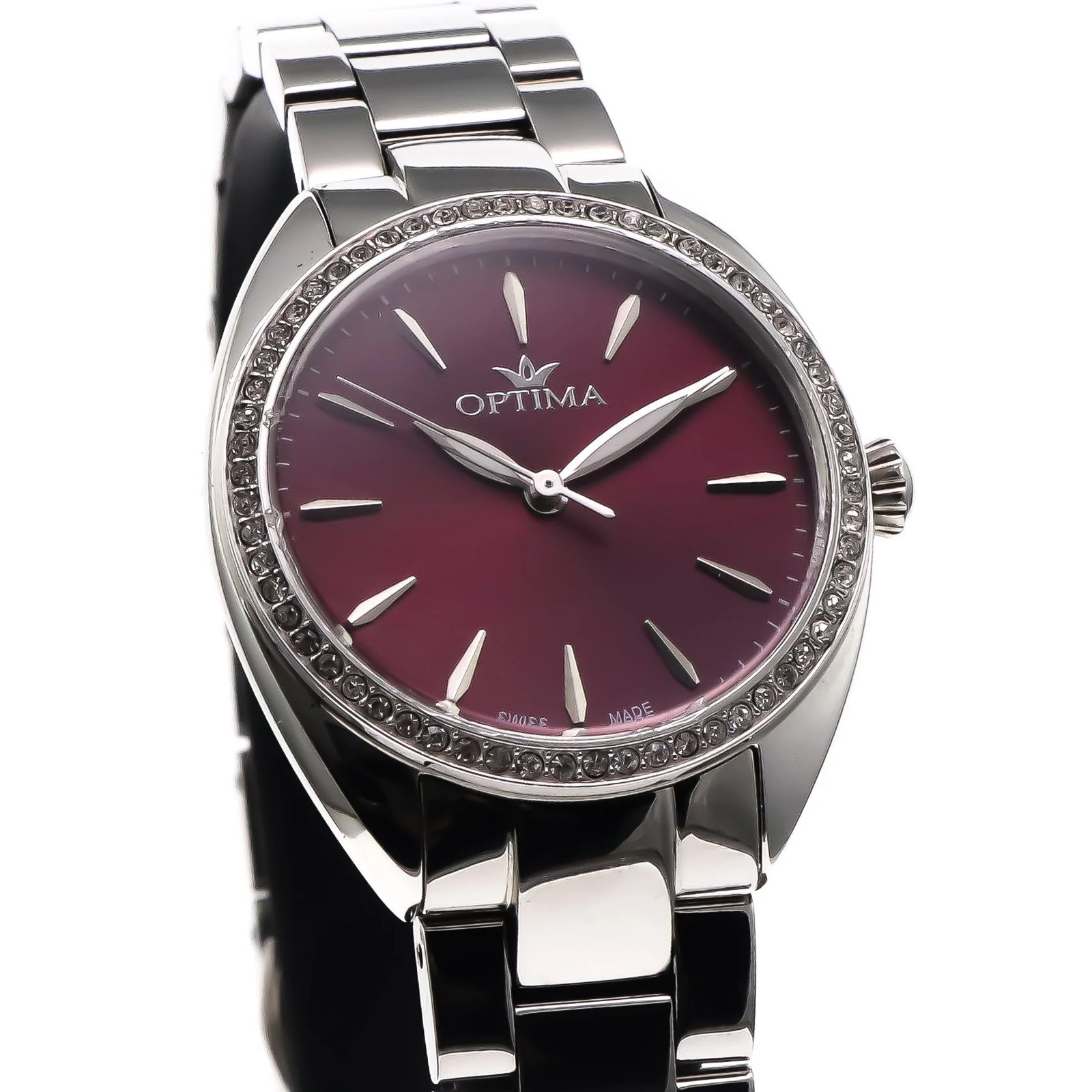Optima – Swiss Made Watch – OSL446-SS-S-5 Quartz 32mm OSL446-SS 50 m (5 ATM /