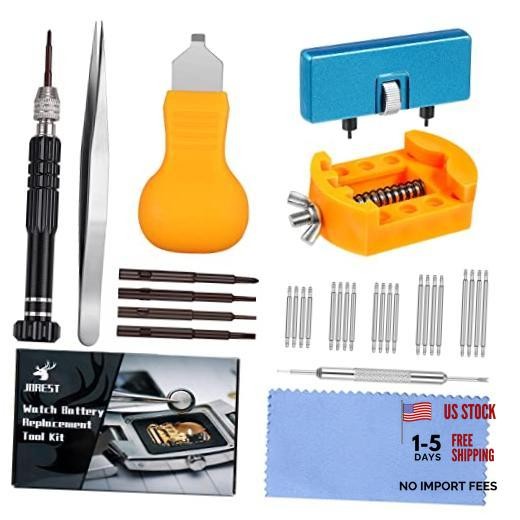 Watch Battery Replacement Kit, Watch Repair Screwdriver, Watch Band