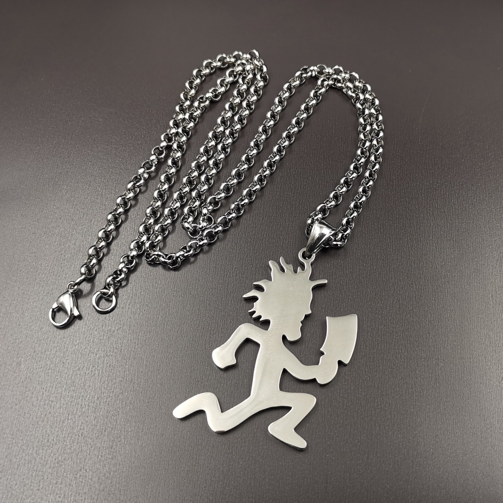 HATCHETMAN ICP charm Stainless steel pendant with chain necklace 18/24/30inch