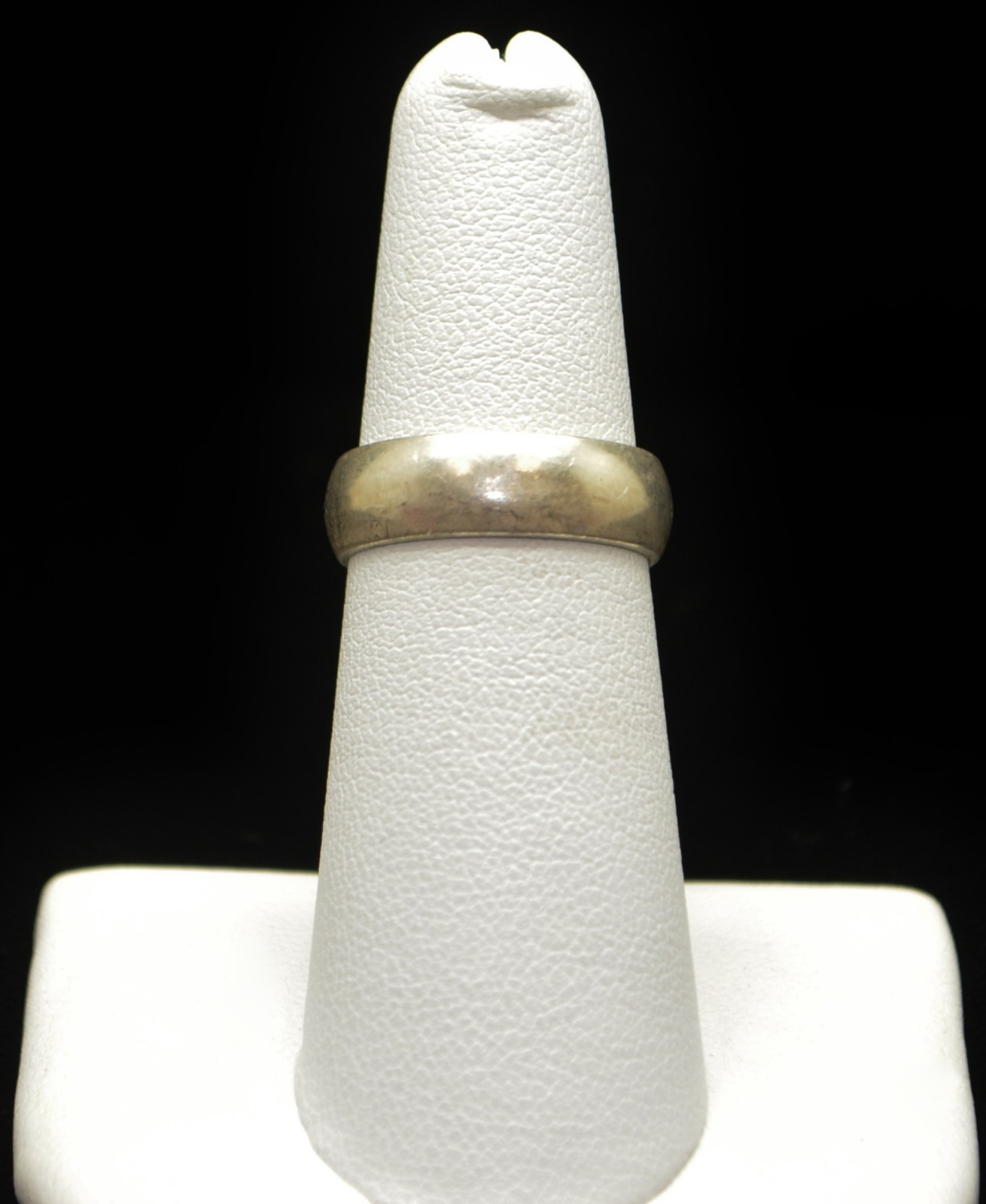 Sterling Silver Simple Smooth Rounded Band Ring SZ 6.0 #FMF226