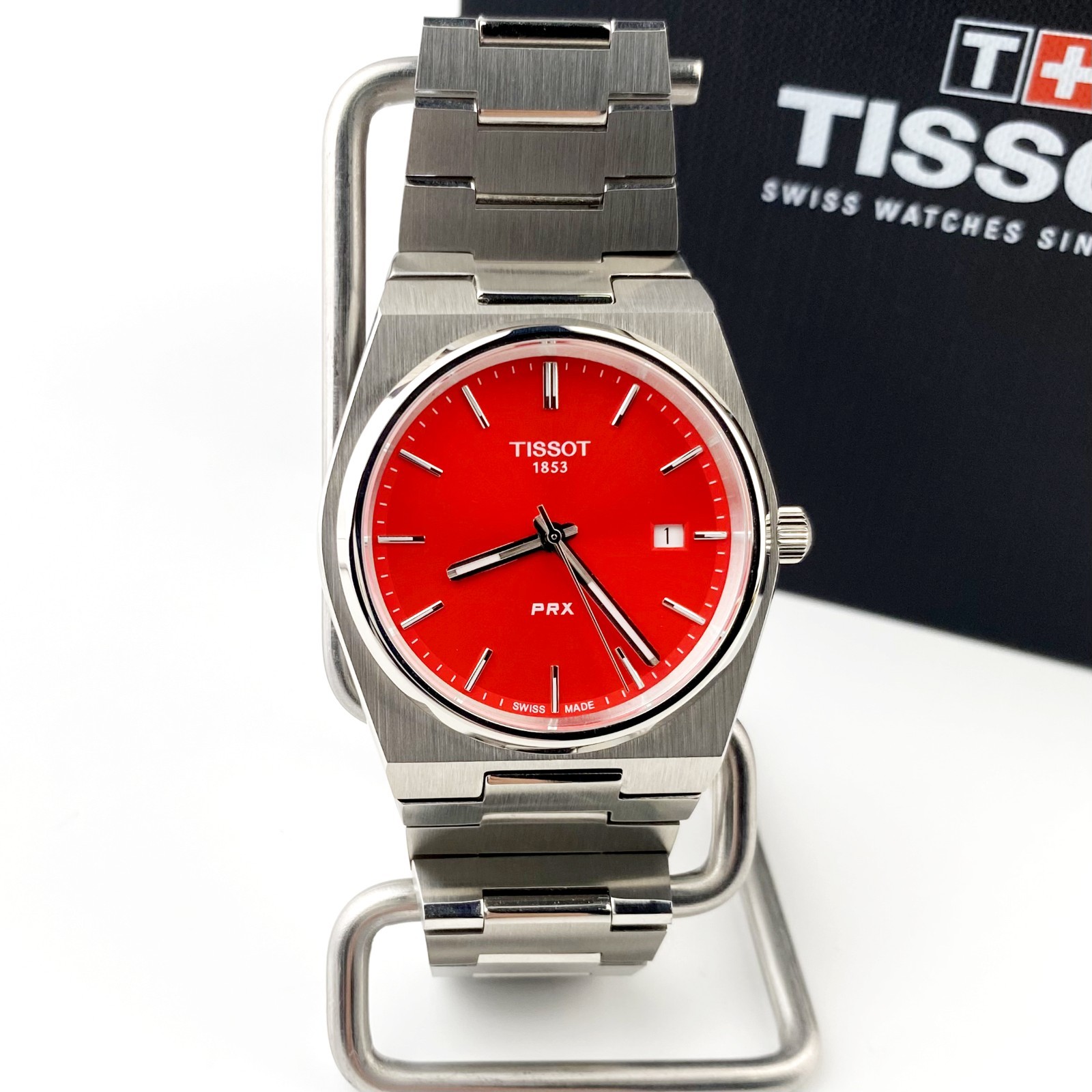 Tissot PRX Red Dial Quartz Men’s Watch T137.410.11.421.00