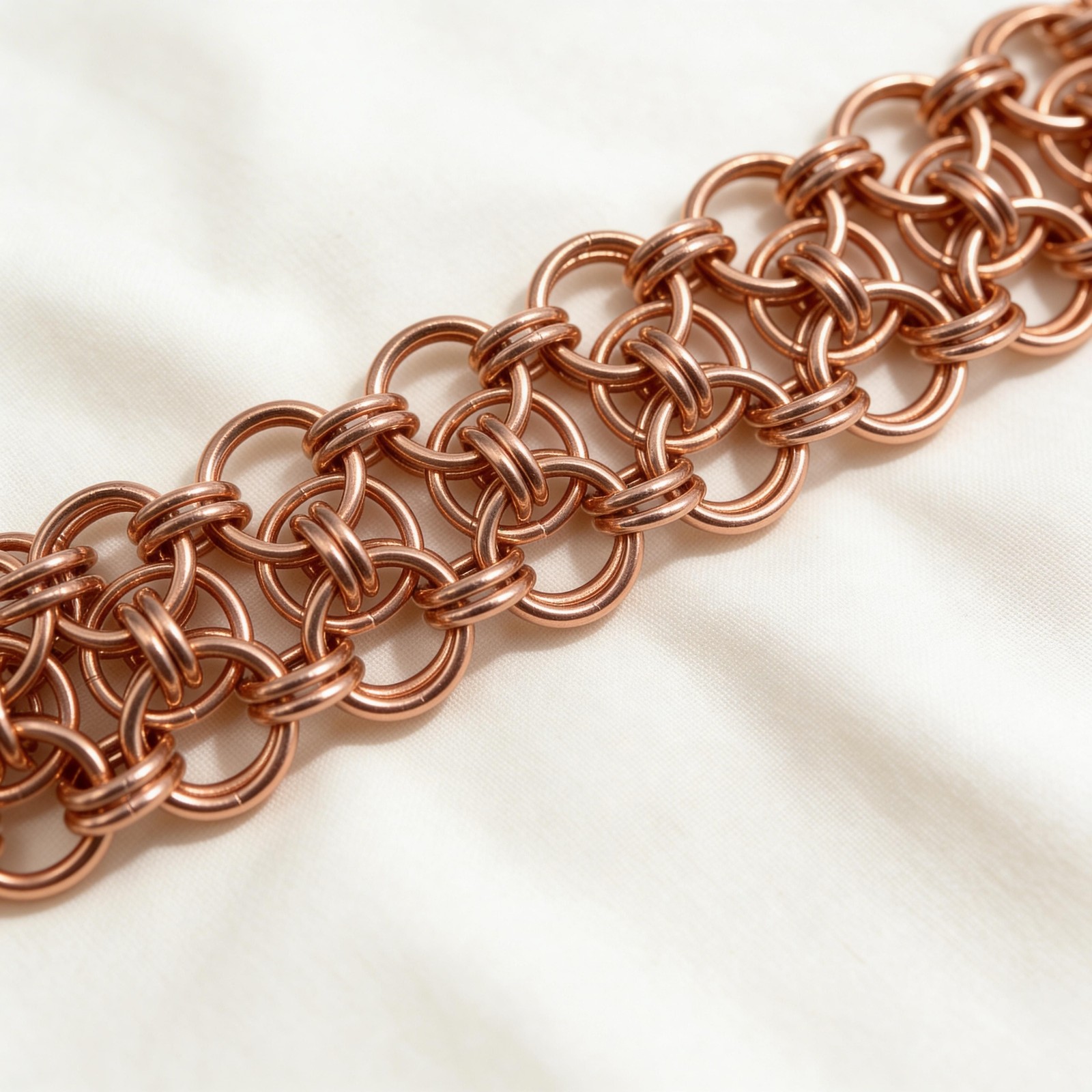Pure Copper Bracelet • 20mm • Ladder Helm • Choice of Clasp