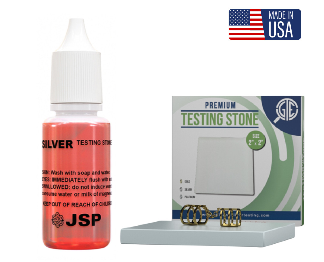 JSP Silver Sterling Jewelry Testing Test Acid Solution Coins Bar Precious Metals