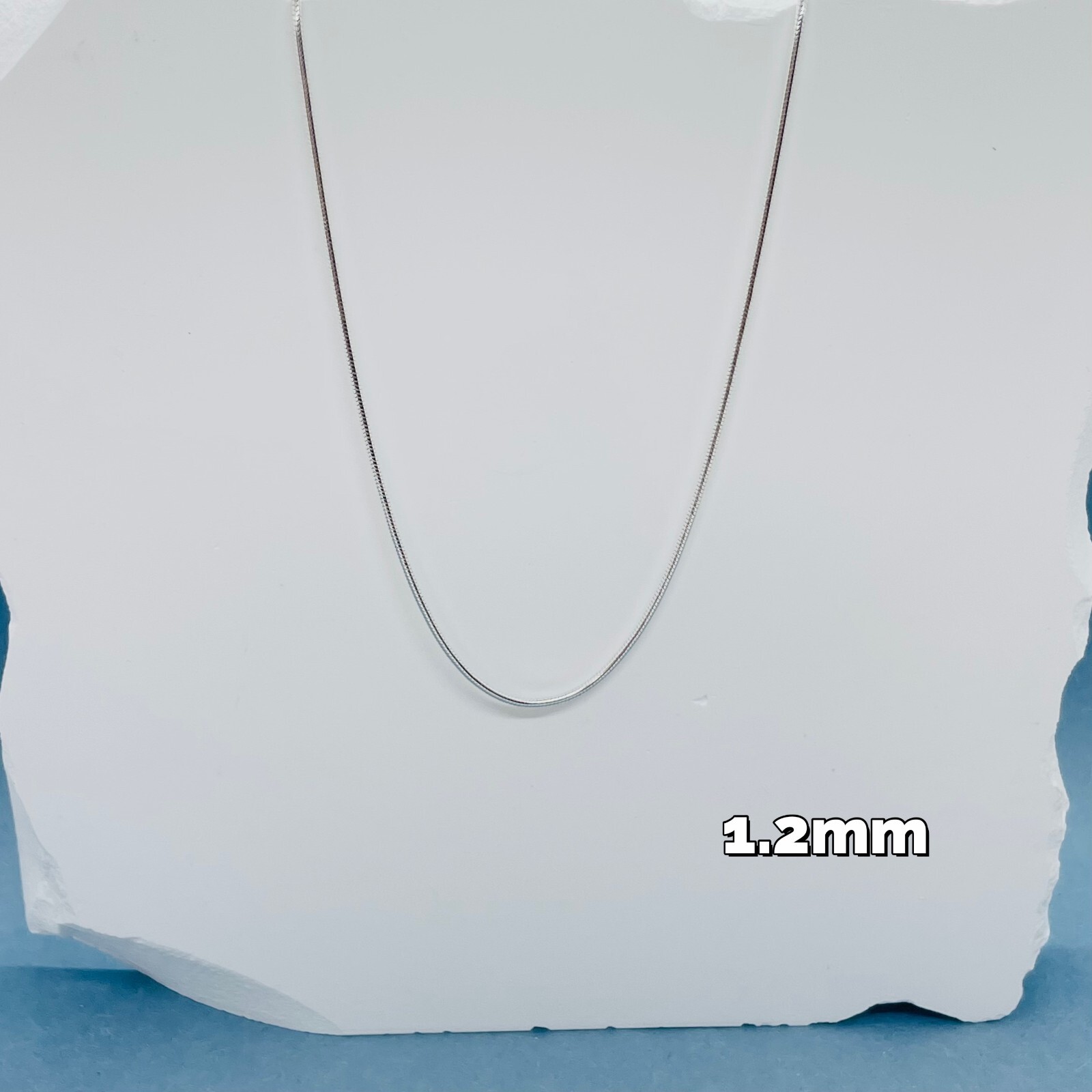 Sterling Silver Snake Chain Necklaces & Bracelets Width 0.9-3mm Length 7-30 Inch