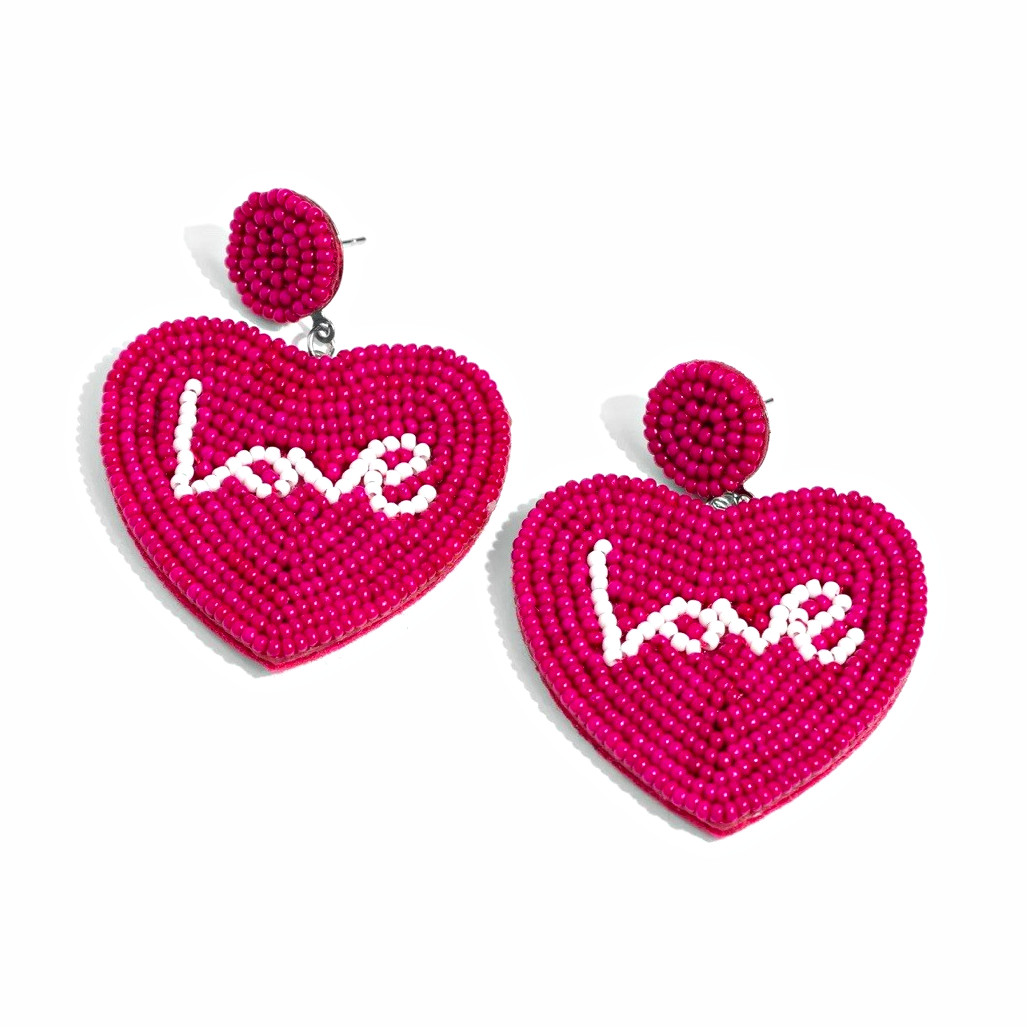 Sweet Seeds – Pink Post Earrings.