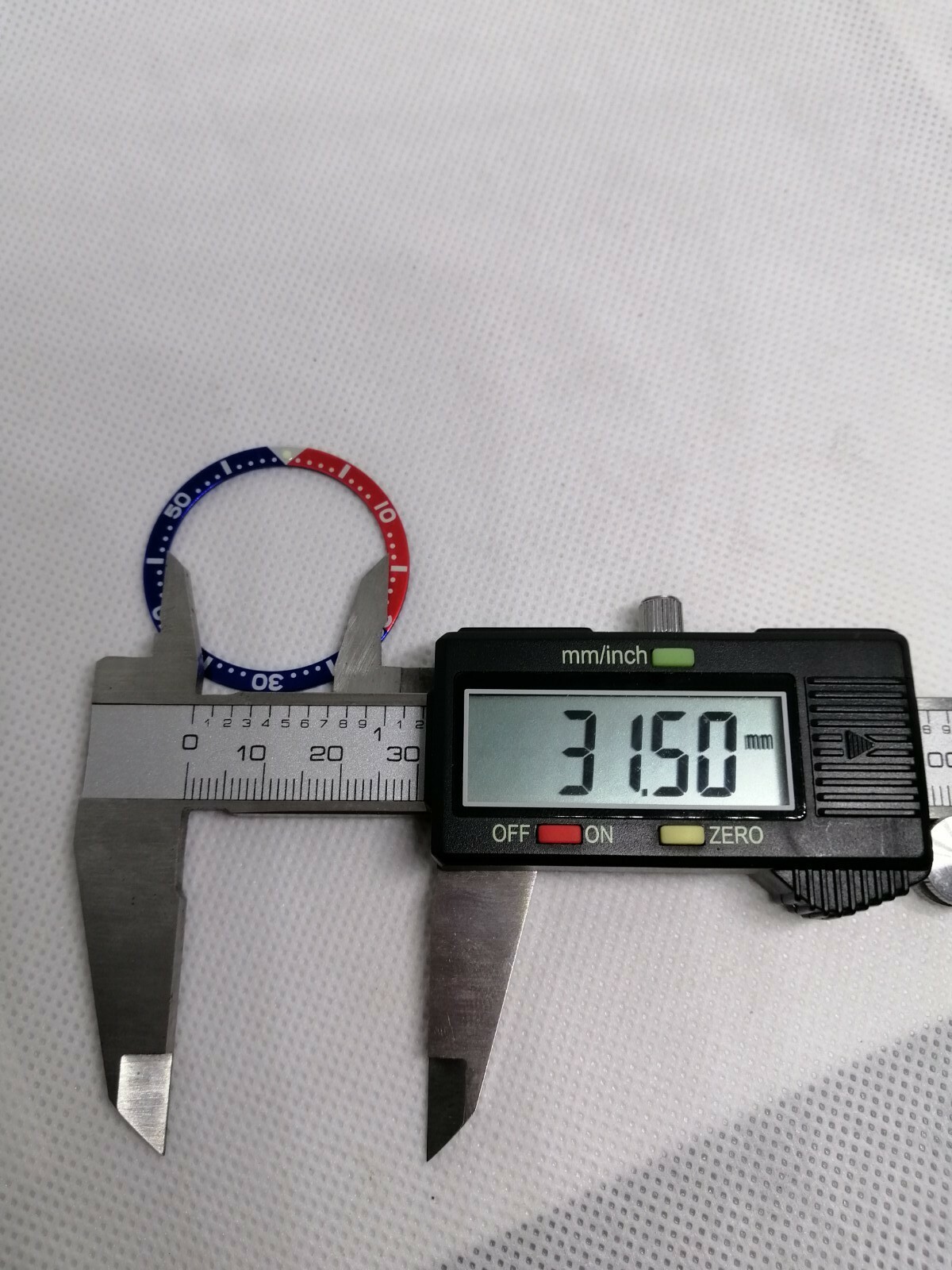 002 SEIKO PEPSI BEZEL INSERT FOR MENS DIVER SKX 7S26 0020, 6309 729A, 7002 700A