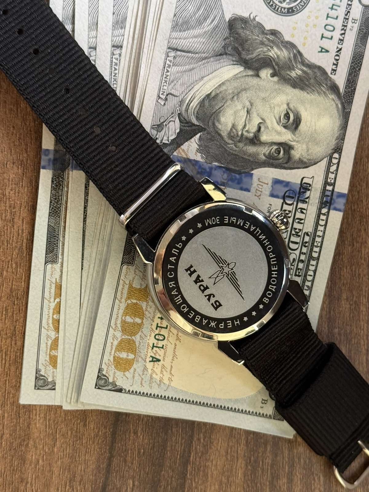 Watch Automatic Buran Black Horoscope Raketa USSR Wrist Pilot Vintage Soviet Men
