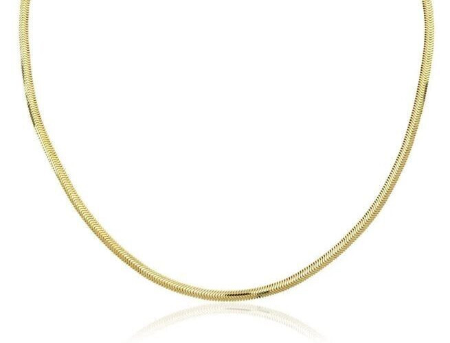14k Yellow Gold 7″ Oval Snake Chain Bracelet 7.5 gram 5.3 MM