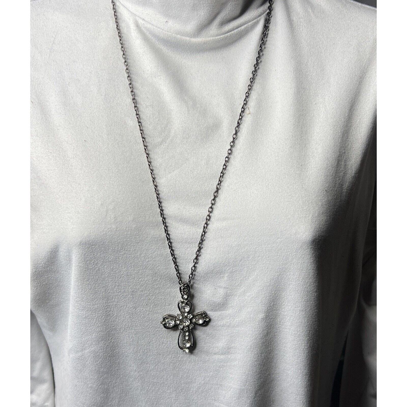 Lot Of Three Simple Simple Necklaces – Cross Classy 16, 20 & 36 Inches