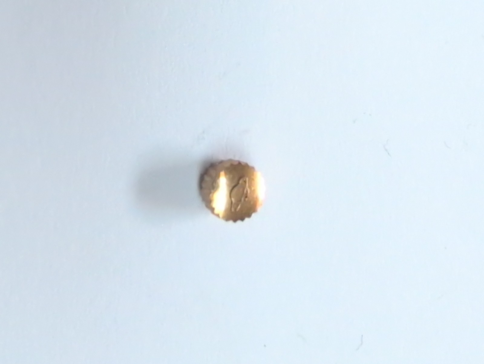 Original Enicar Crown 4.5mm 0.9mm Stem Gold Color