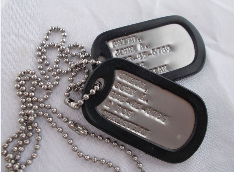 Real Standard Military Dog Tags Dogtags Made Just For U