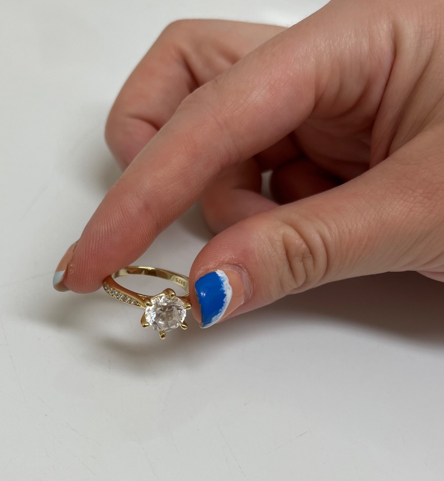 Beautiful S925 Sterling Silver Ring – Size 6.5* READ DESCRIPTION