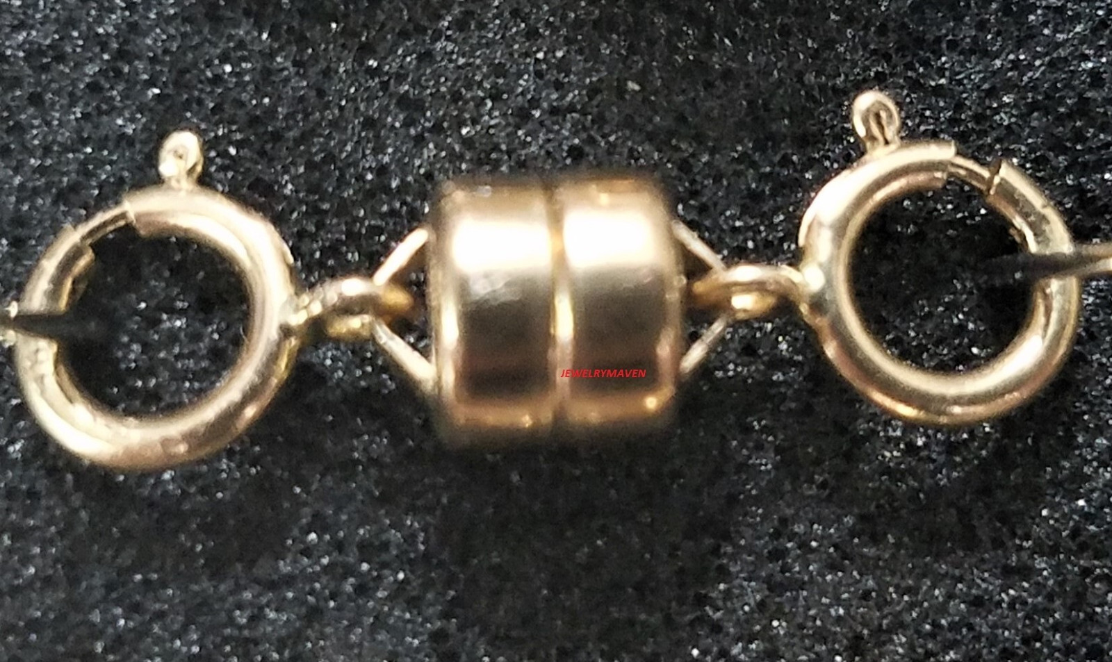 5.5mm Yellow 14k Gold FILLED STRONG MAGNETIC CLASP 3/4″ Extender 5mm Spring ring