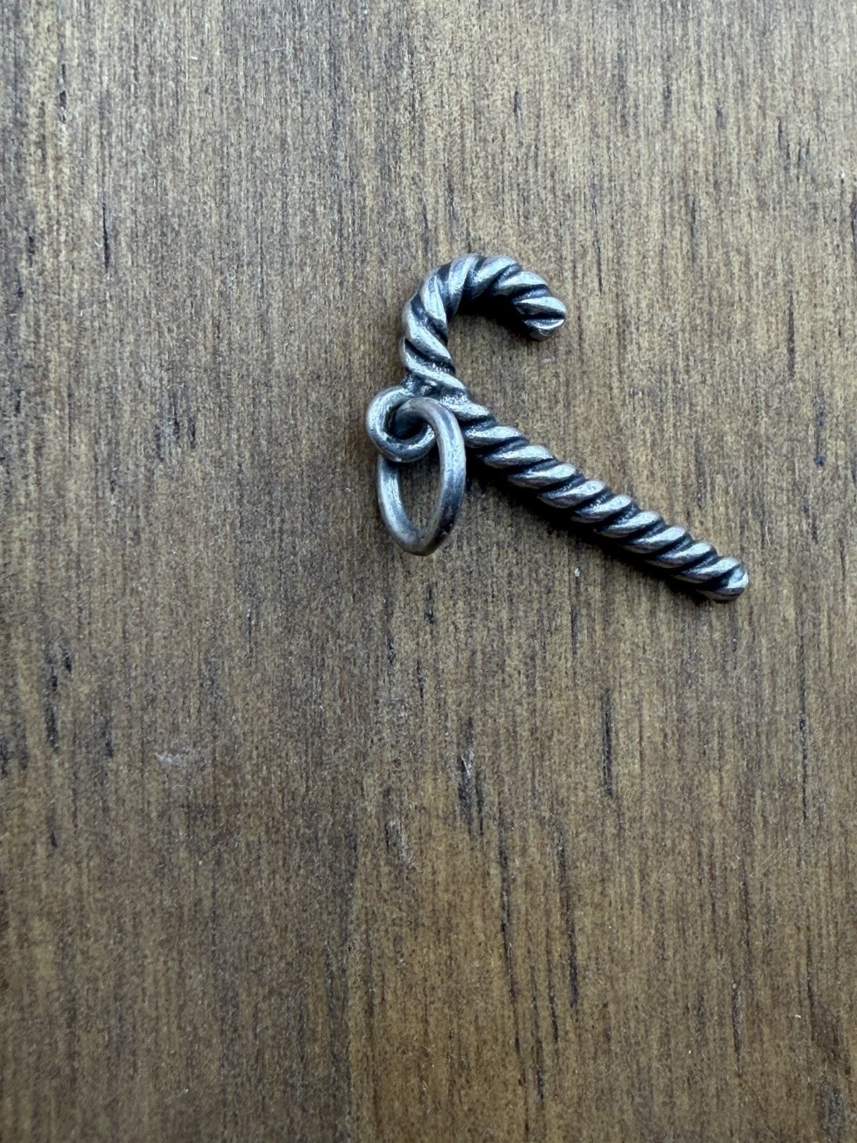 James Avery Retired Candy Cane Christmas Charm Uncut Loop No Mark