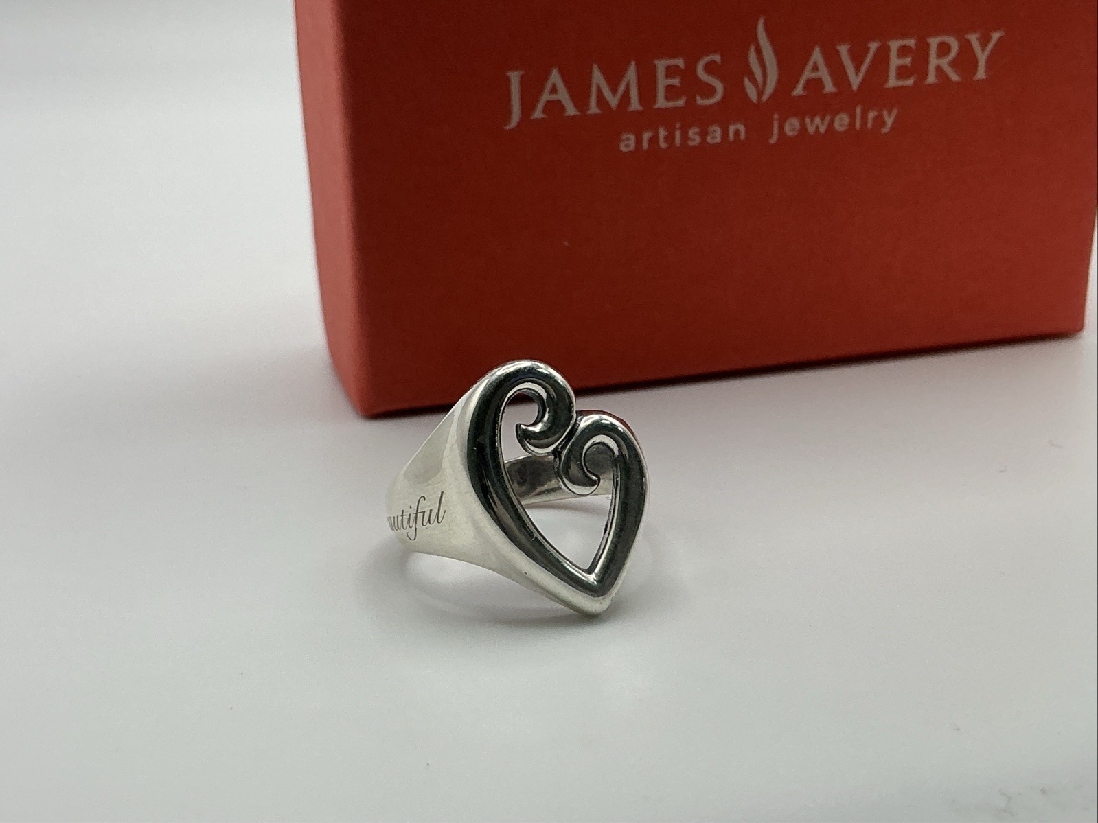 James Avery – A Mother’s Love Ring – Size 7 – Beautiful Mother Engraved