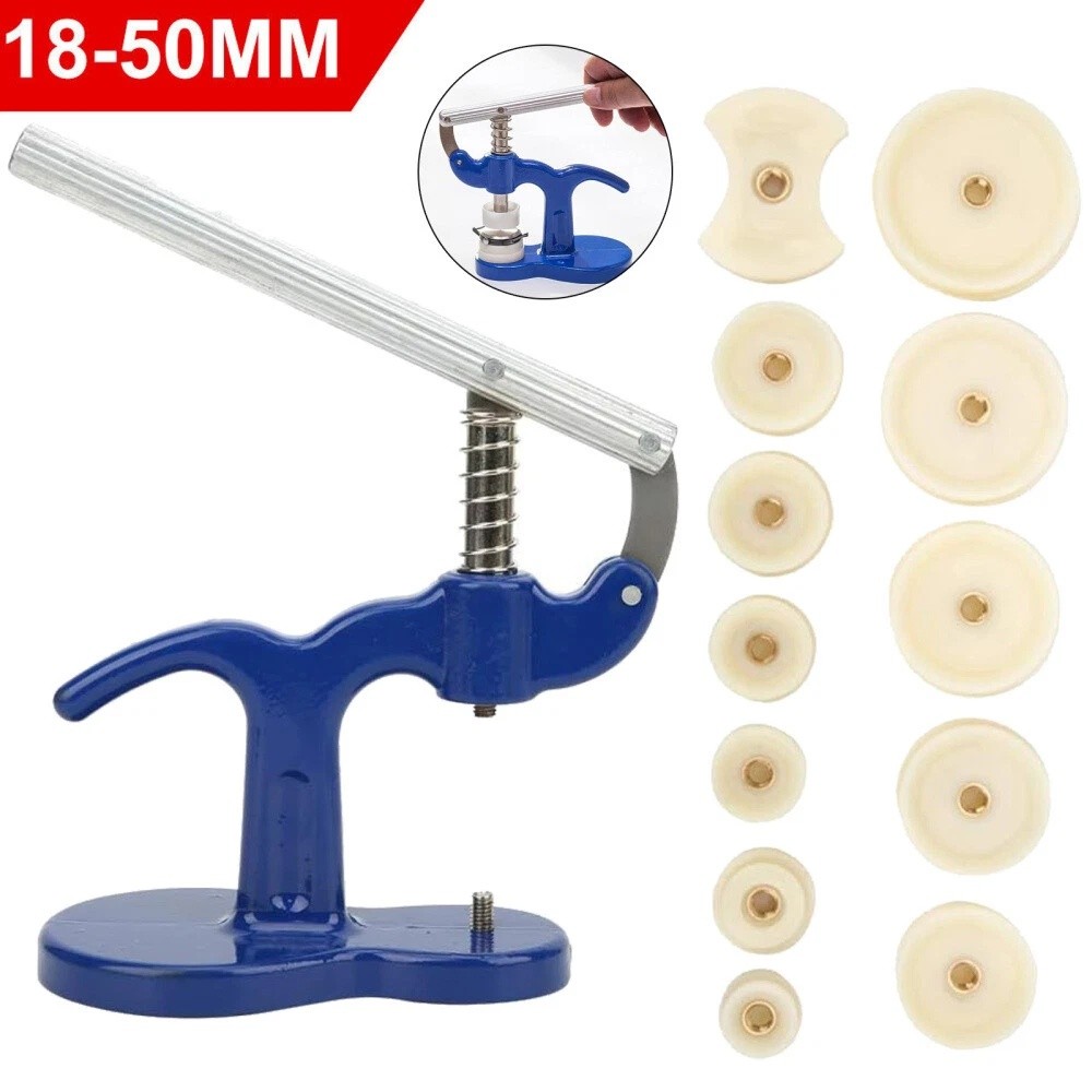 Watchmaker Tool Watch Press Set Back Case Closer Crystal Glass Fitting 18-50mm
