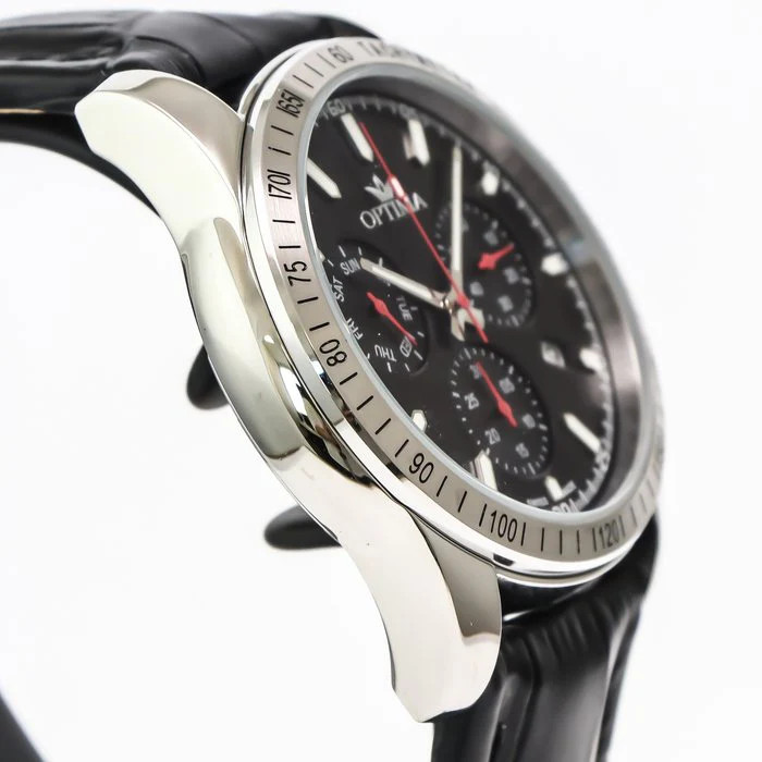 Optima – Swiss Chronograph – OSC432-SL-3 Swiss Ronda 44 mm OSC432 50 m (5 ATM