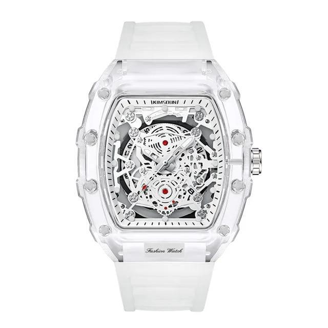 KIMSDUN Transparent Men’s Watch Quartz Wristwatch Luminous Waterproof watch