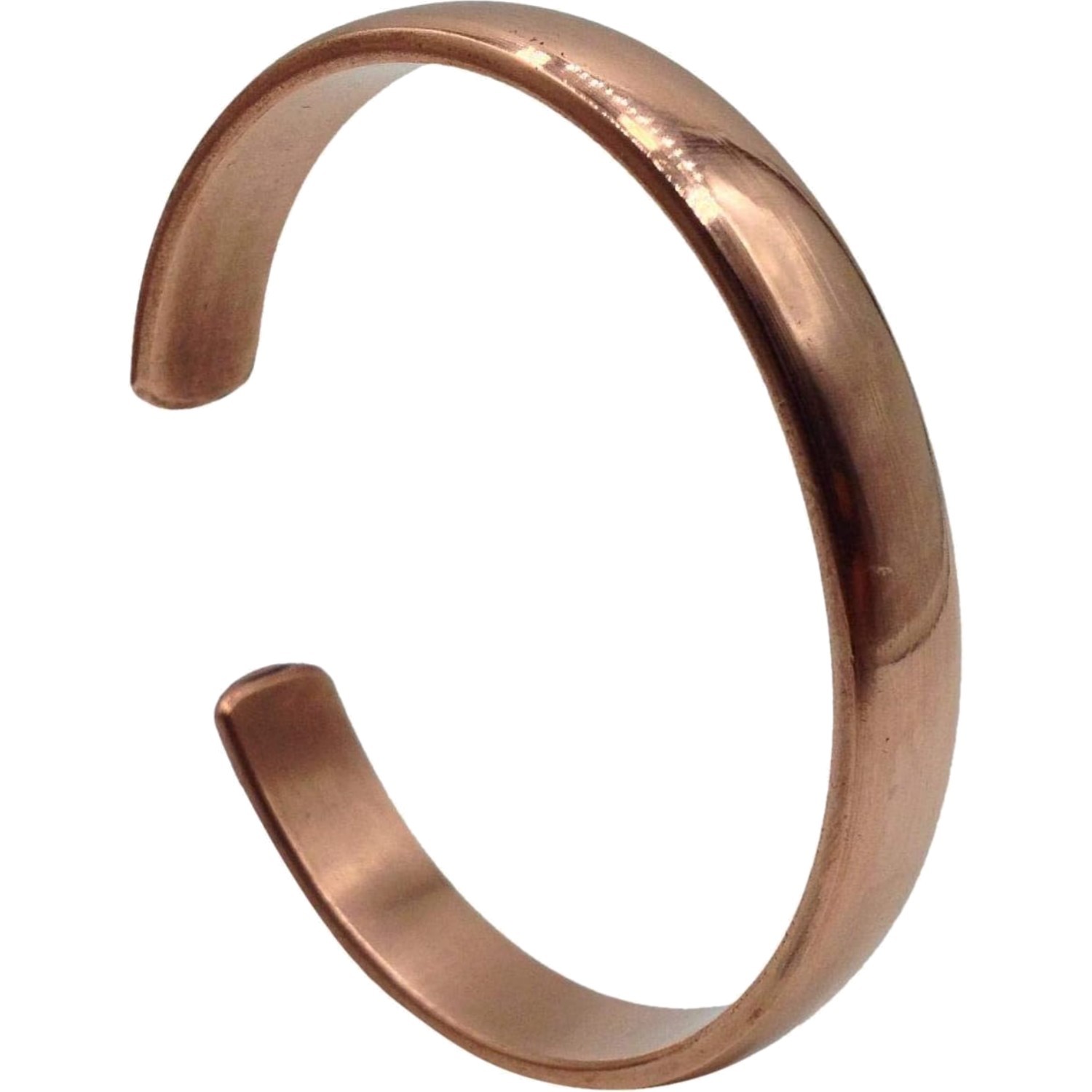 Hand Forged Copper Bracelet Unisex 7 Inch Durable Calming Adjustable Jewelry