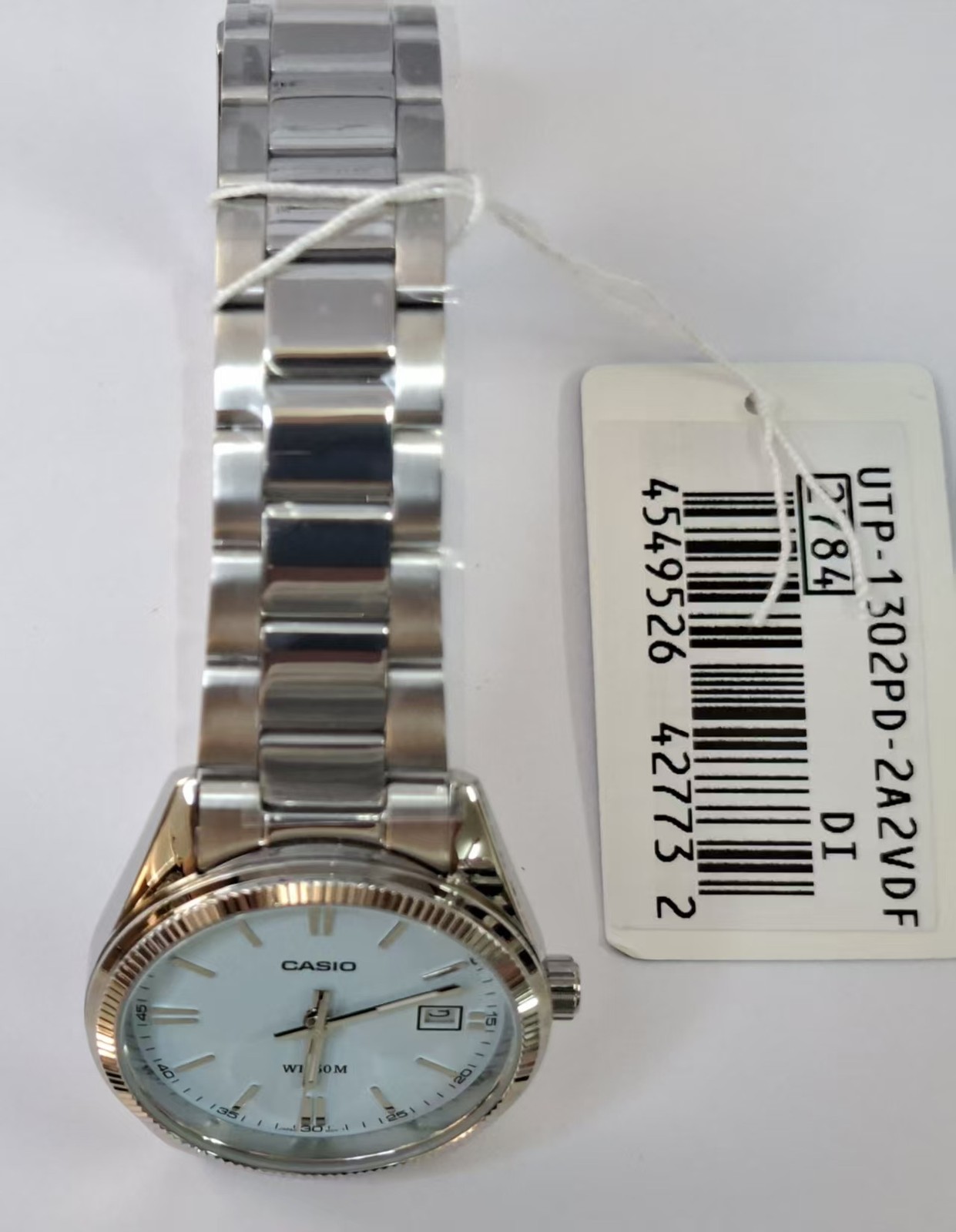 Casio UTP-1302PD-2A2 Stainless Steel Band 35 mm Dail Blue Unisex Adults Watch