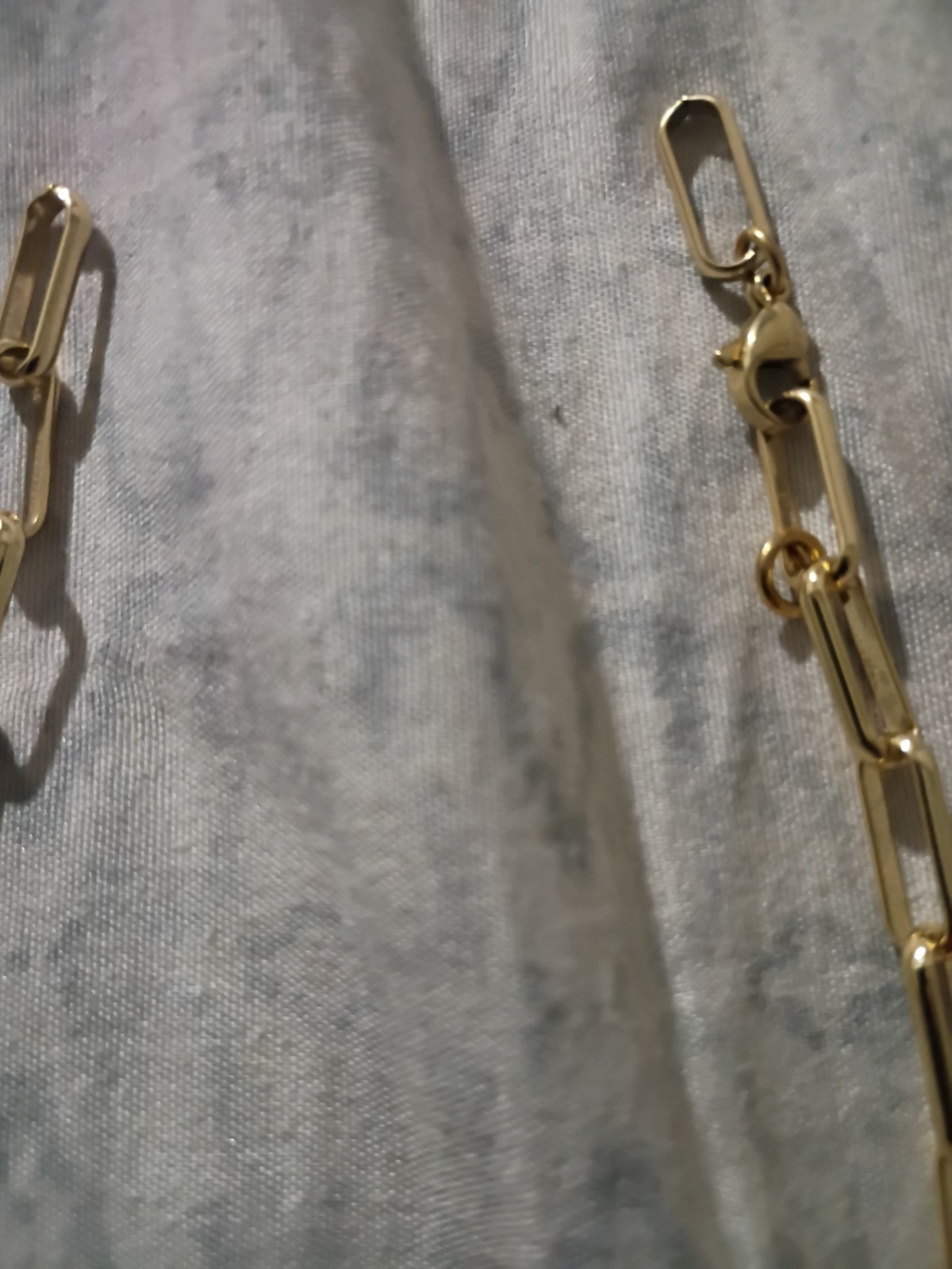 Gold Plated Paperclip Style