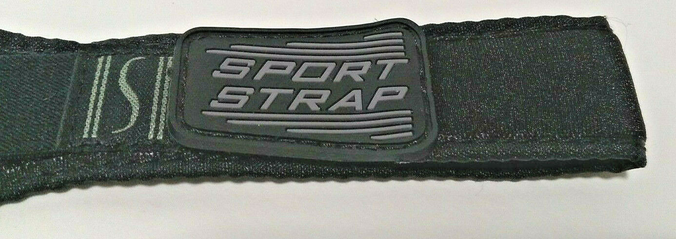 Medium/Large Black 16-20mm Black Nylon Watch Band Fits Ironman Triathlon 30 Lap