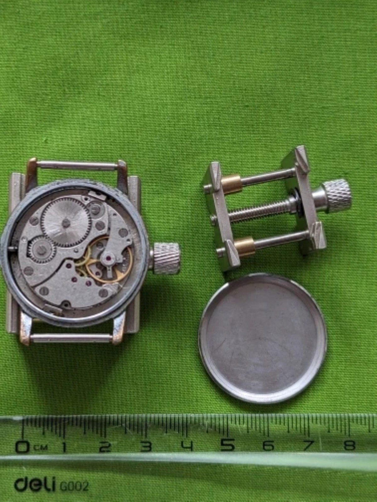 2PCS Universal 2-in-1 Watch Movement Holder Fixed Base Repair Tool Watchmaker