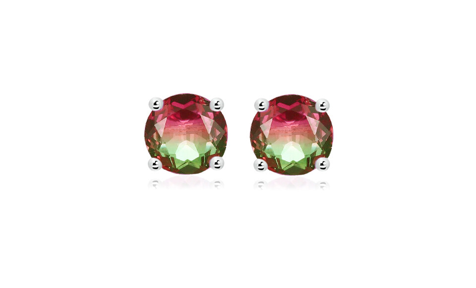 925 Sterling Silver Watermelon Cz Studs for Girls and Women – 5 Styles!!