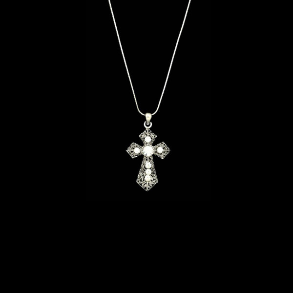 Filigree NYC Cross Necklace