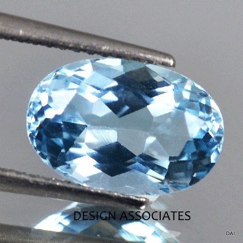AQUAMARINE 12×10 MM OVAL CUT OUTSTANDING BLUE COLOR EARTH MINED AND TREATED