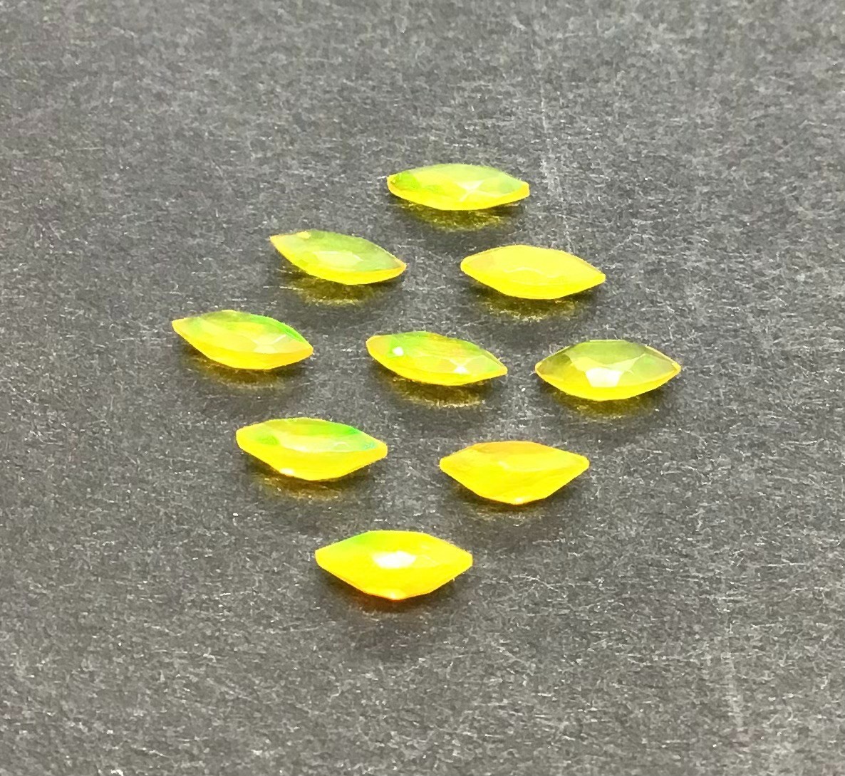AAA Natural Ethiopian Yellow Fire Opal Marquise Cut Loose Gemstone For Jewelry