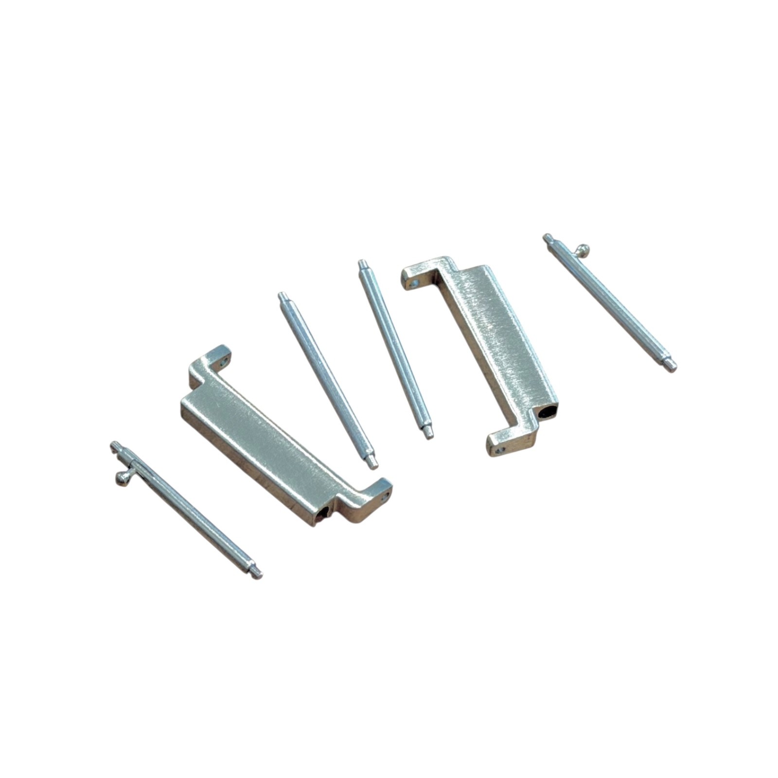 22mm Strap Adapter for 20mm Watch Lugs Quick Release Stainless Steel Brushed