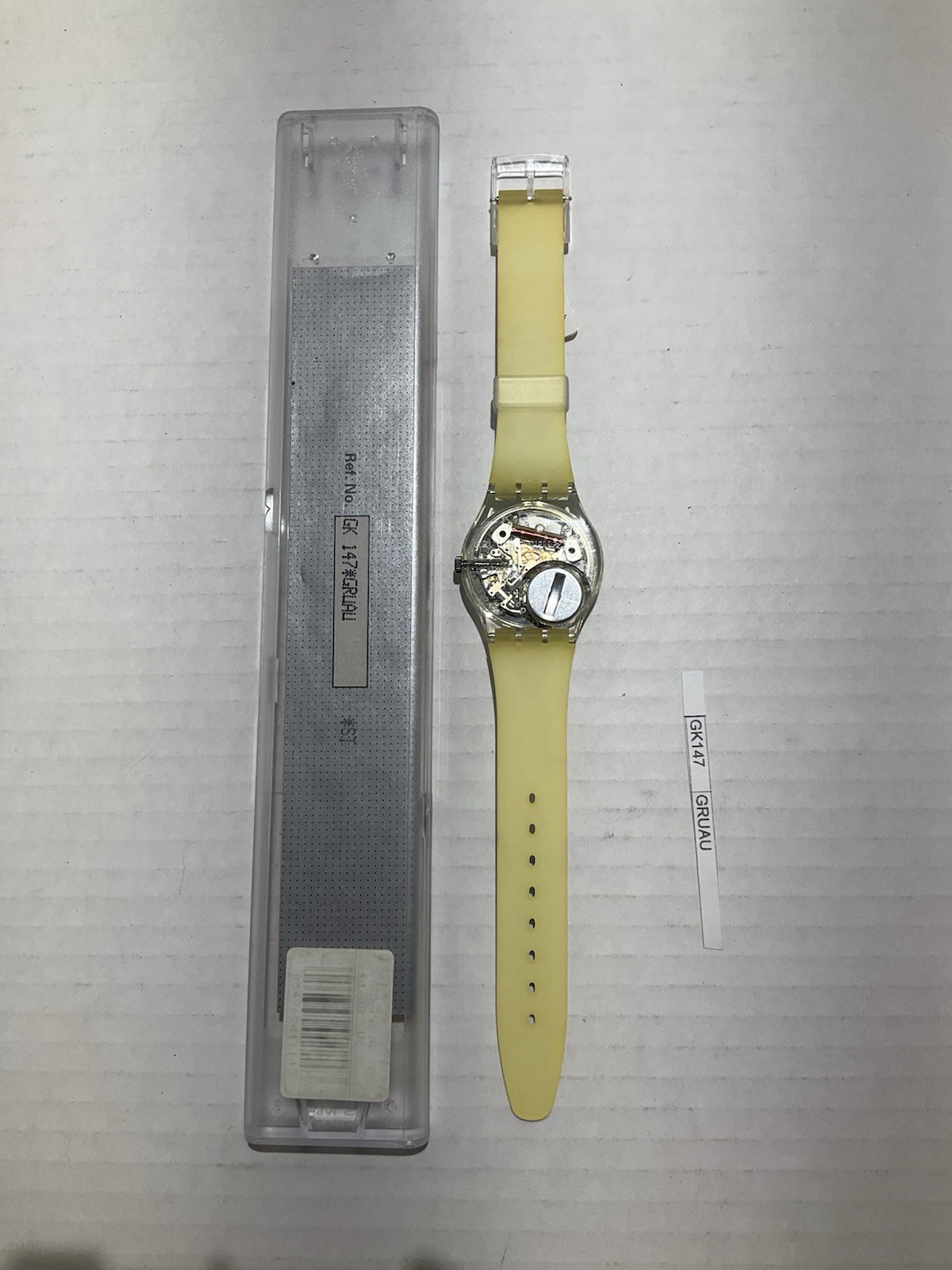 Vintage Swatch Watch ‘GRUAU’ GK147 with Case 1992