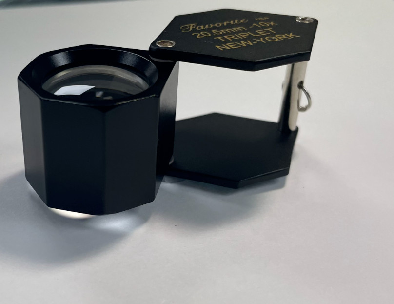 FavoriteUSA DIAMOND LOUPE HEXAGONAL TRIPLET 10X 20.5MM LENS