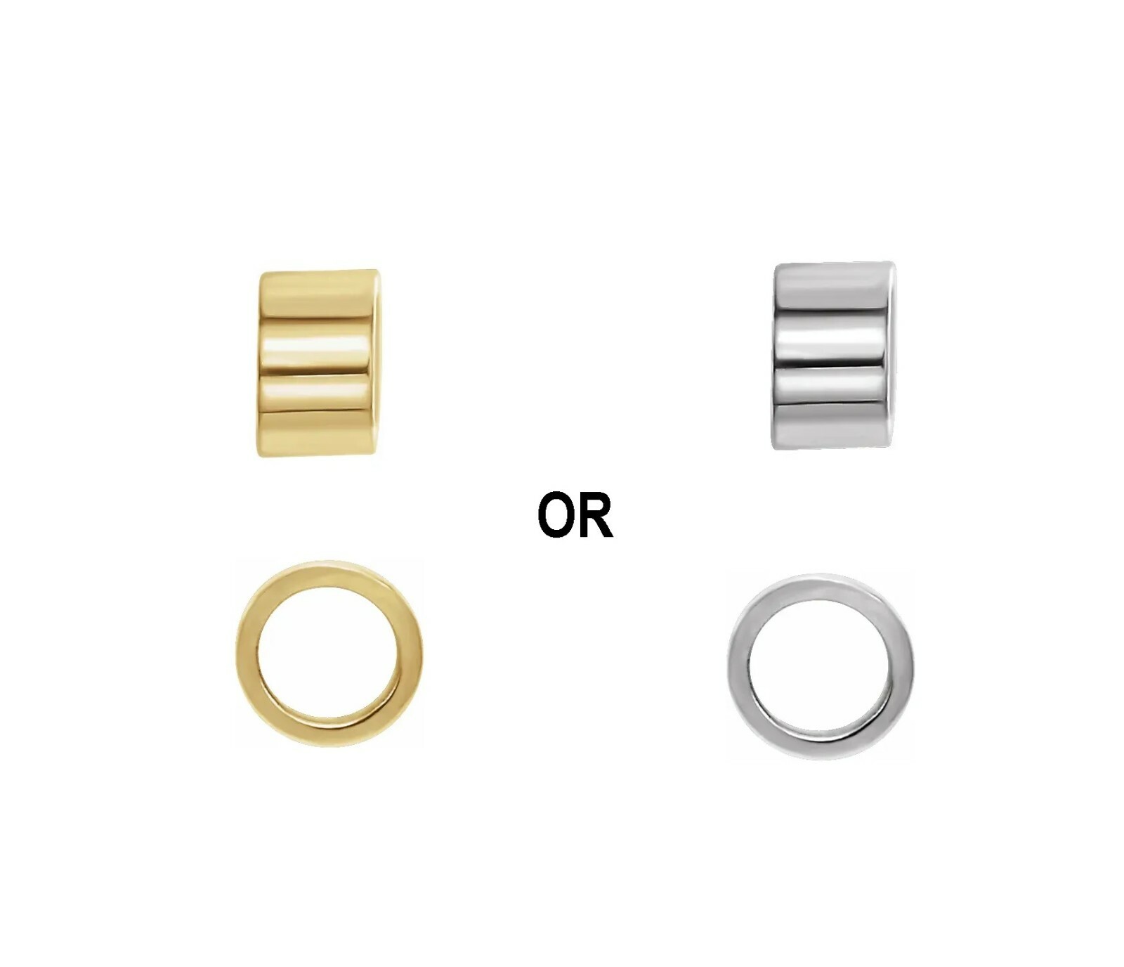 14K Gold or Silver Pearl Bead Strand Kit-Clasp,Cable Thimble,Crimp,Tube,String++