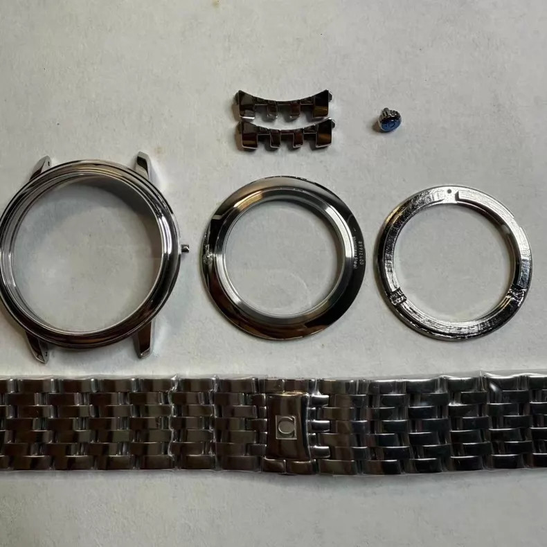 For DIY39.5mm Watch Steel Case kit For 2627 2202 Movement