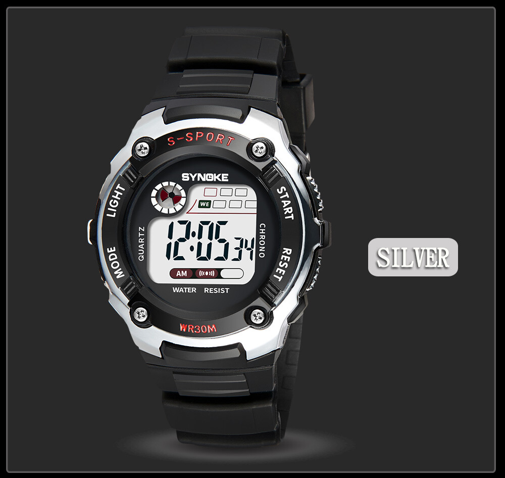 Kids Digital Electronic Watch Waterproof Children Boys Girls Sports LED Watches