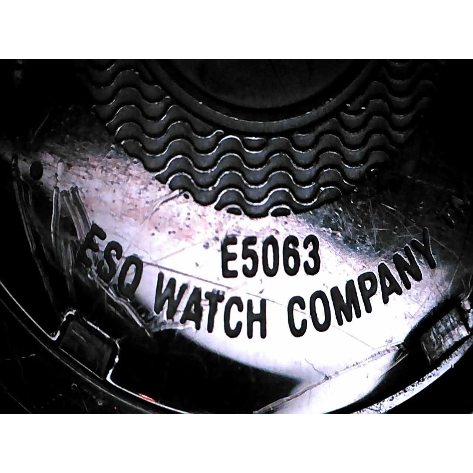 ESQ Swiss Men E5063 Dress Formal Silver Tone Quartz Watch New Battery #503