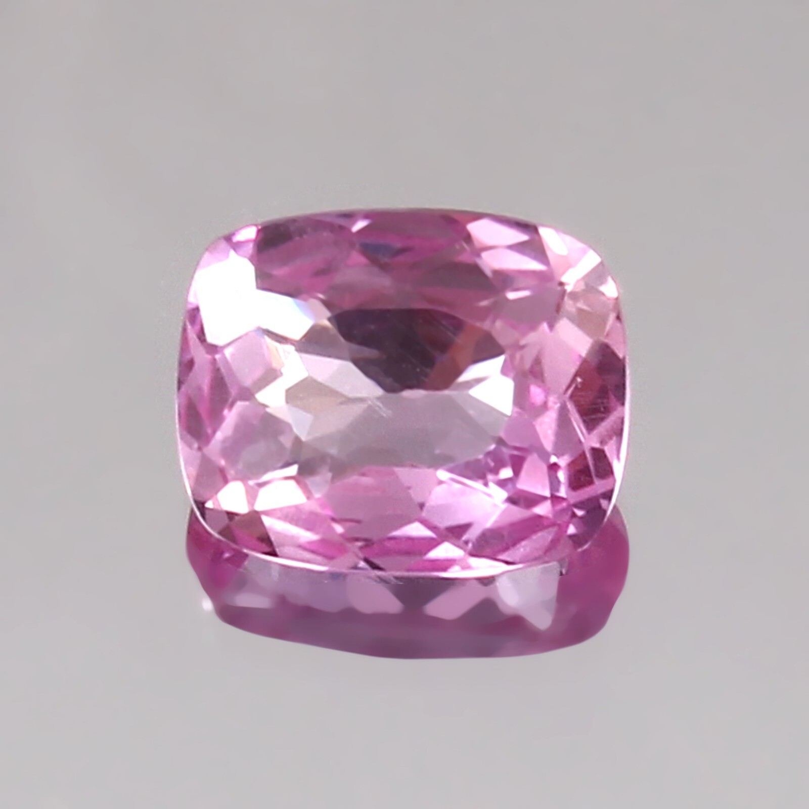 AAA Natural Transparent Pink Ceylon Sapphire 2.80 Ct Cushion Cut Loose Gemstone
