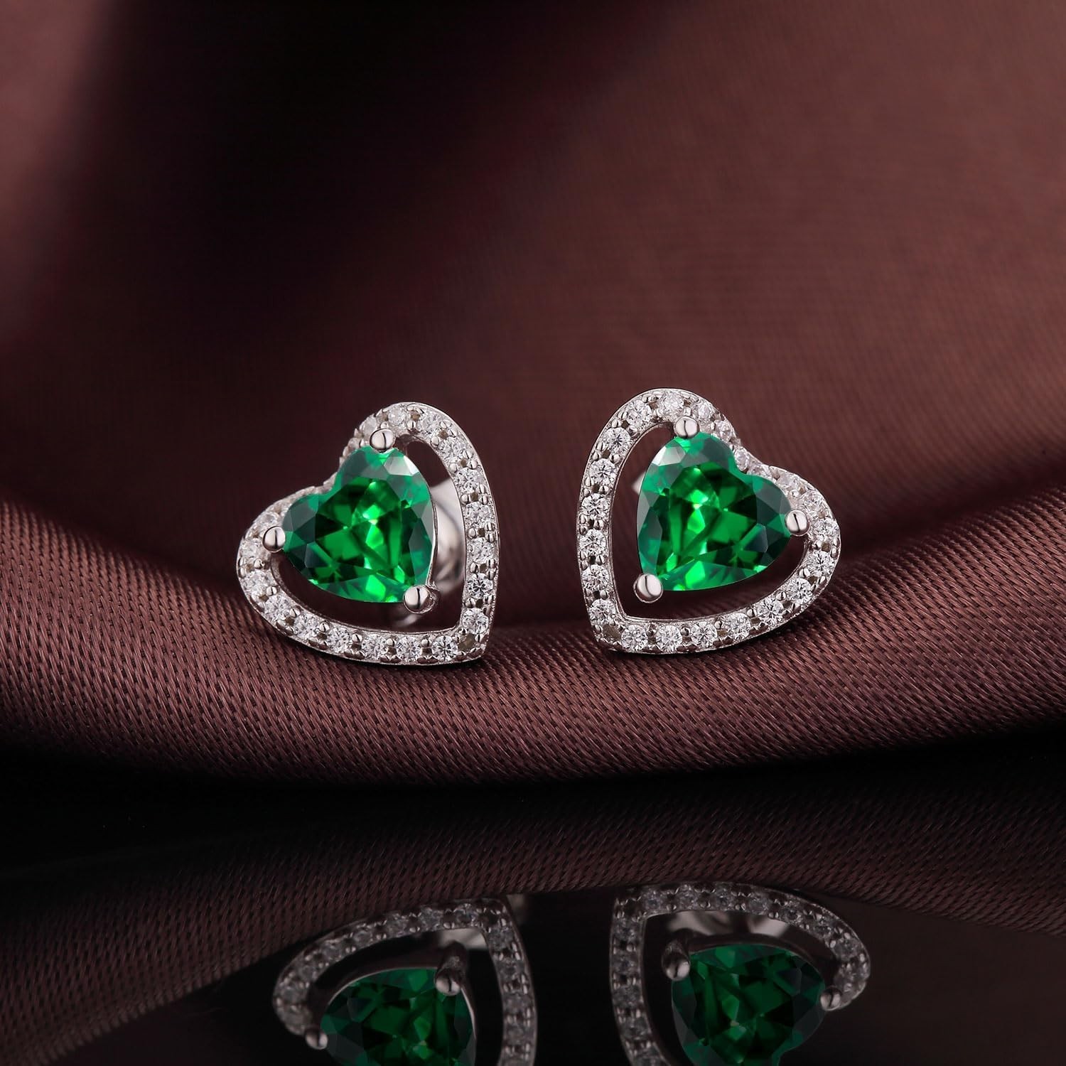 Versatile CZ Studs for All Occasions, White Gold Plated