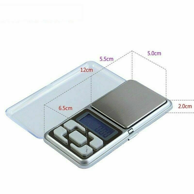Portable 500g x 0.01g Mini Digital Scale Jewelry Pocket Balance Weight Gram LCD