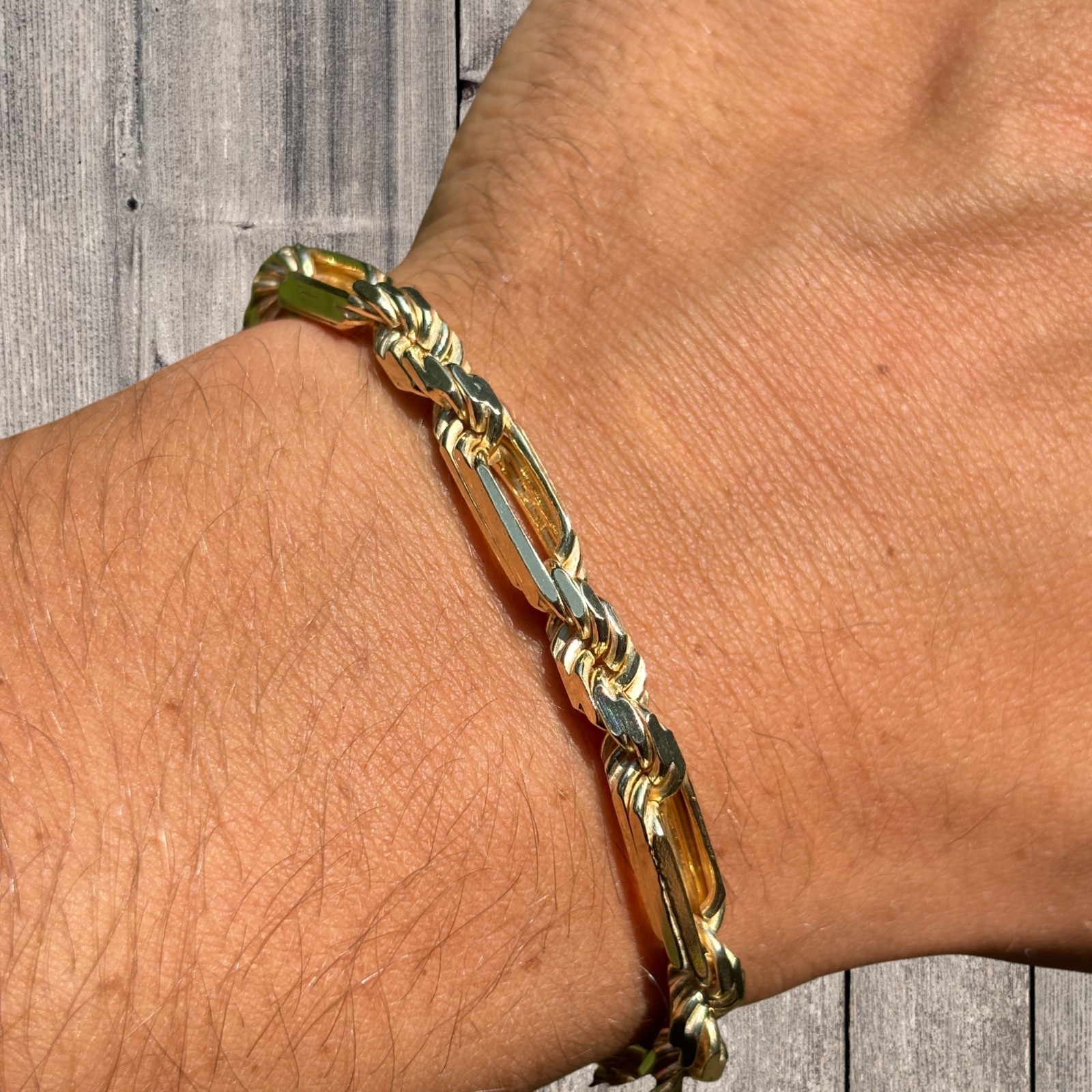 6mm Figarope Milano Bracelet – Solid 925 Sterling Silver Or 14k Gold Vermeil