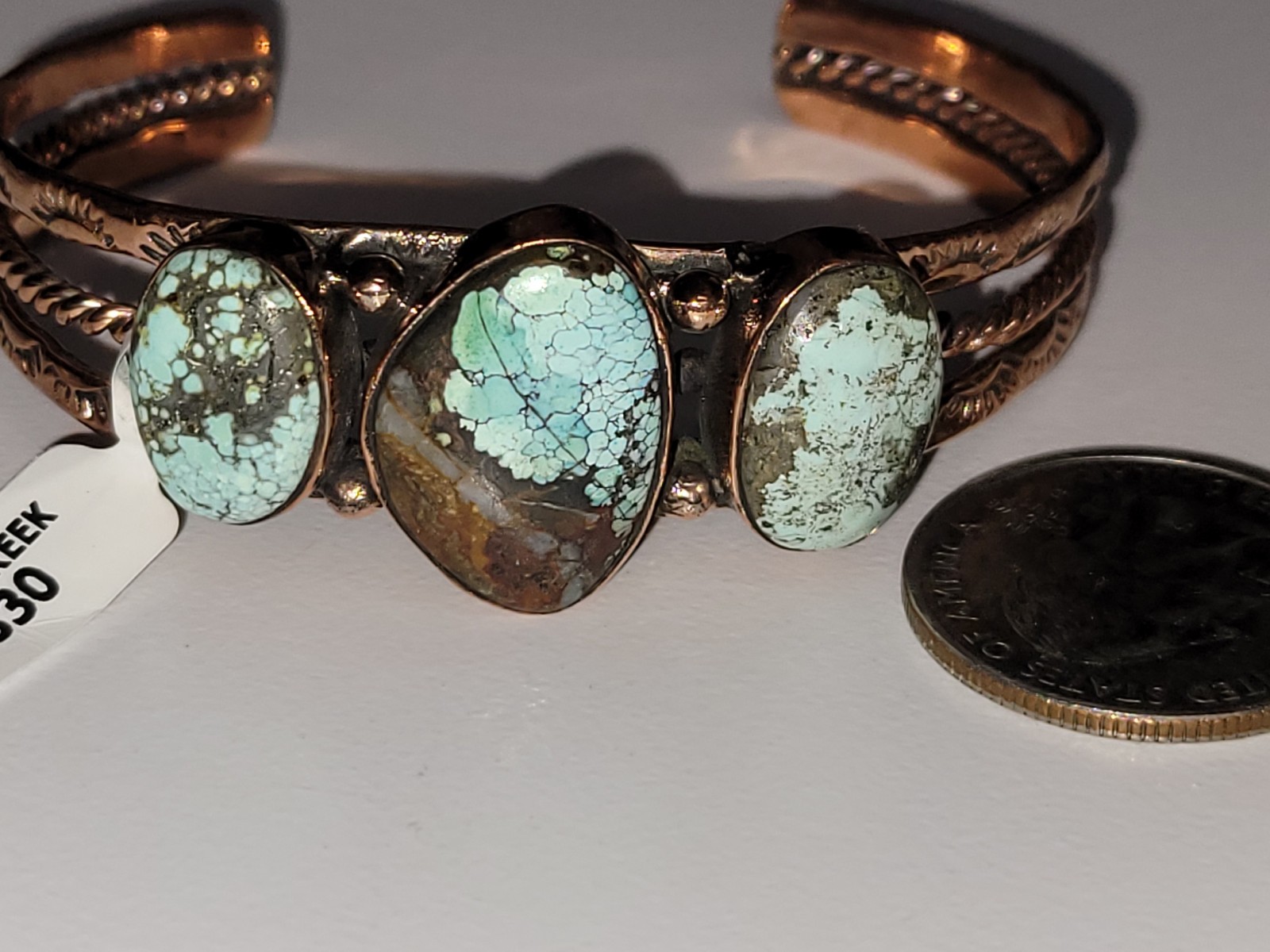 Dry Creek Turquoise Copper Cuff